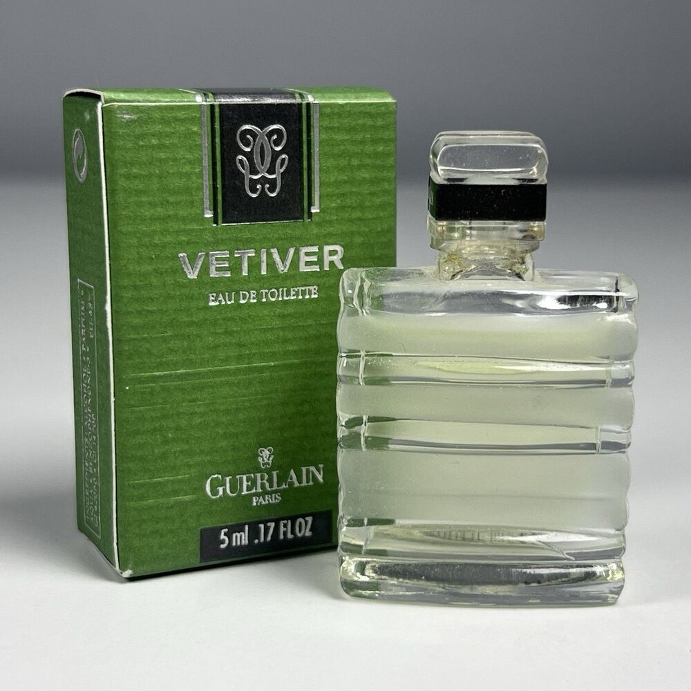 Guerlain Vetiver EDT 5ml Mini Miniature Sample Vintage Men's Cologne